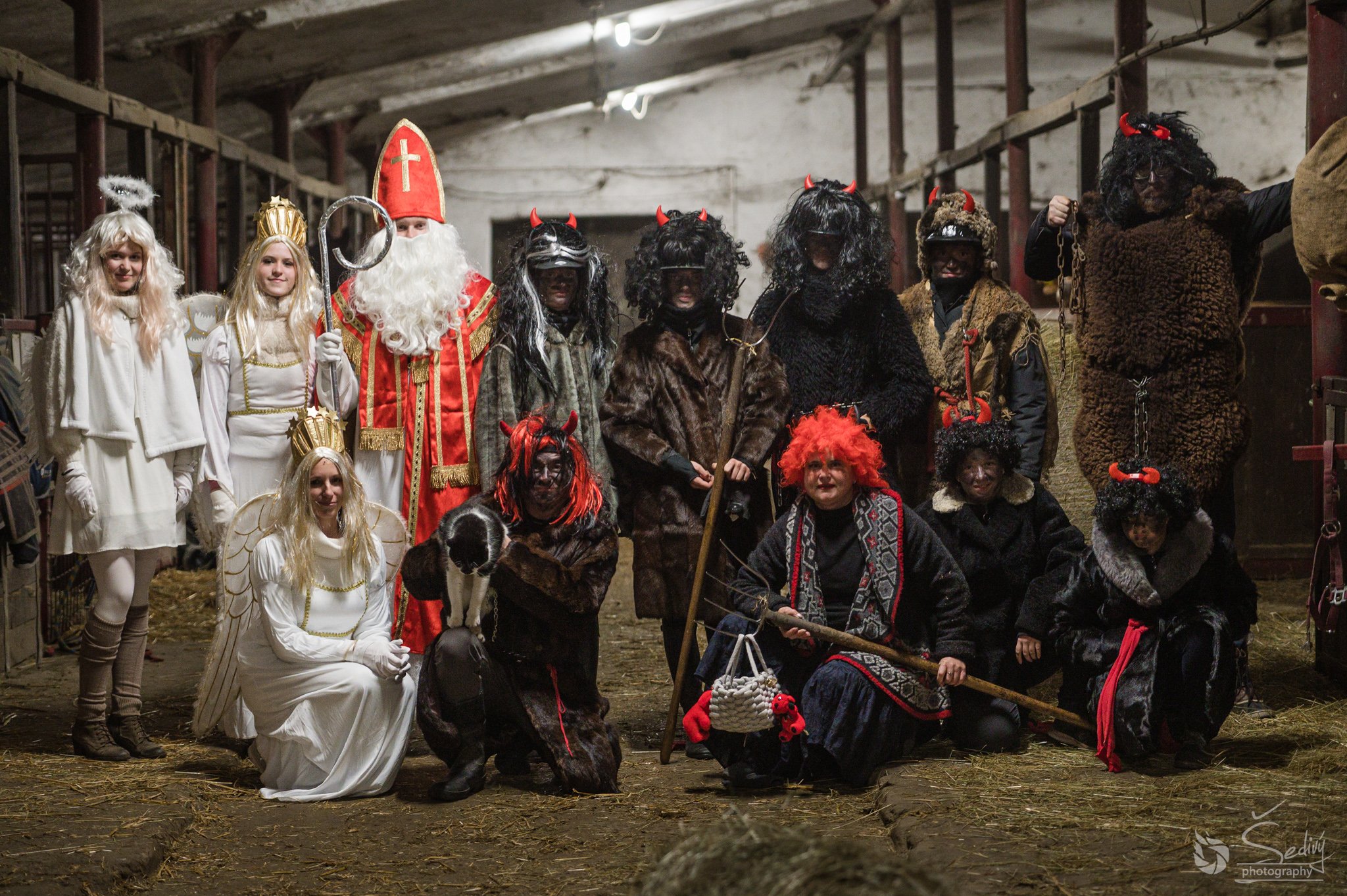 Mikuláš na statku 6. 12. 